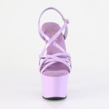 Pleaser ADORE-713 Lavender Pat/Lavender