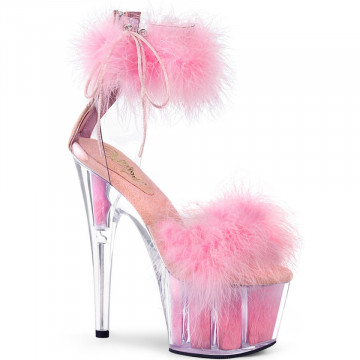 Pleaser ADORE-724F Clr-B. Pink Fur/B. Pink Fur
