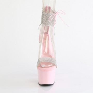 Pleaser ADORE-727RS Clr-B. Pink/B. Pink