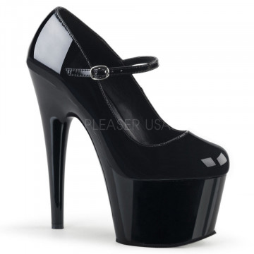Pleaser ADORE-787 Blk Pat/Blk