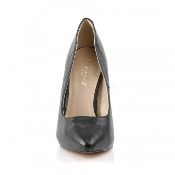Pleaser AMUSE-20 Blk Faux Leather