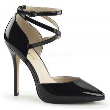 Pleaser AMUSE-25 Blk Pat