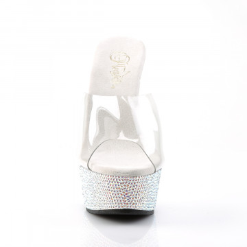 Pleaser BEJEWELED-601DM Clr/Slv Multi RS