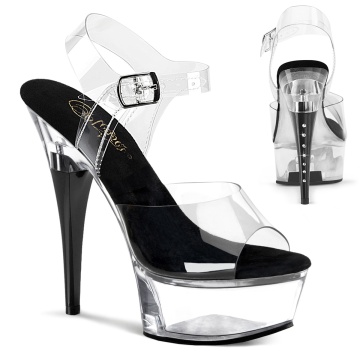 Pleaser CAPTIVA-608 Clr-Blk/Clr