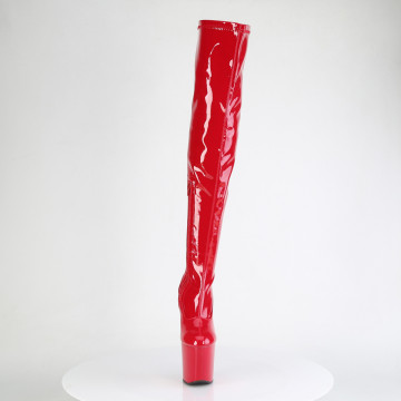 Pleaser CRAZE-3000 Red Str. Pat/Red