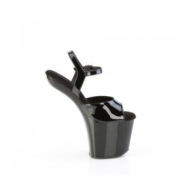 Pleaser CRAZE-809 Blk Pat/Blk