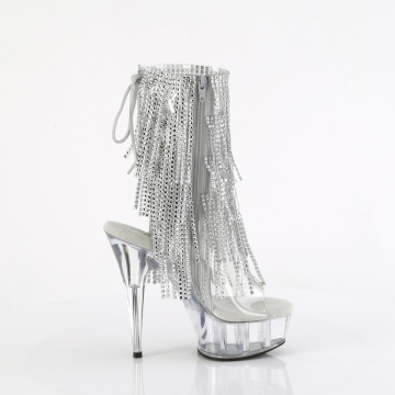 Pleaser DELIGHT-1017RSF Clr-Slv/Clr