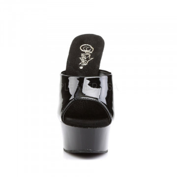 Pleaser DELIGHT-601 Blk Pat/Blk