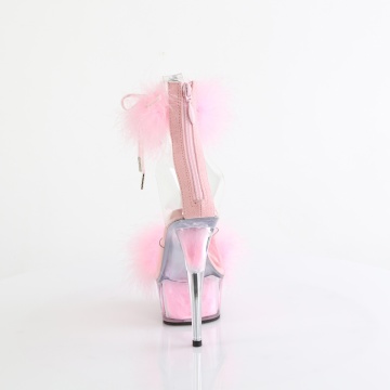Pleaser DELIGHT-624F Clr-B. Pink Fur/M