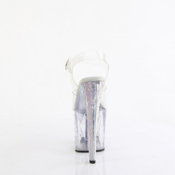 Pleaser ENCHANT-708RS-01 Clr/Clr-AB RS