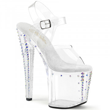 Pleaser ENCHANT-708RS-02 Clr/Clr-AB RS