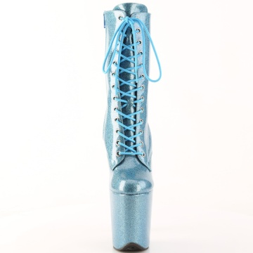 Pleaser FLAMINGO-1040GP B. Blue Glitter Pat/M