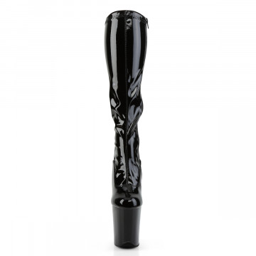Pleaser FLAMINGO-2000 Blk Str Pat/Blk
