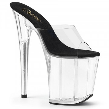 Pleaser FLAMINGO-801 Clr-Blk/Clr