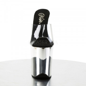 Pleaser FLAMINGO-801 Clr/Slv Chrome