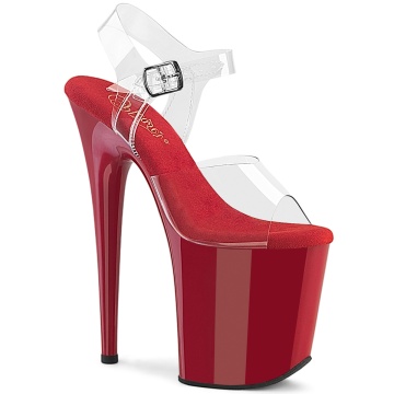 Pleaser FLAMINGO-808 Clr/Red