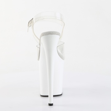Pleaser FLAMINGO-808 Clr/Wht