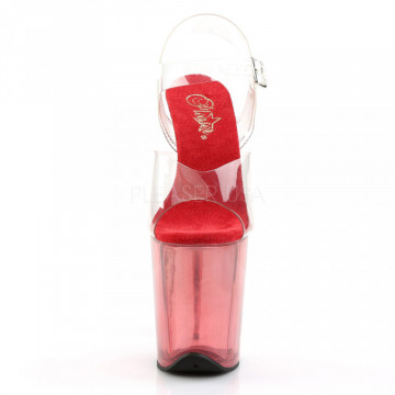 Pleaser FLAMINGO-808T Clr/Red Tinted