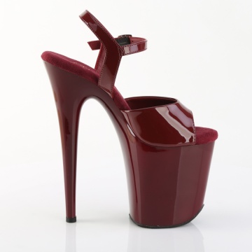 Pleaser FLAMINGO-809 Burgundy Pat/Burgundy