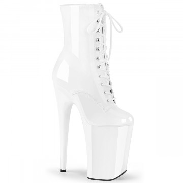 Pleaser INFINITY-1020 Wht Pat/Wht