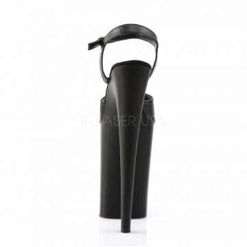 Pleaser INFINITY-909 Blk Faux Leather/Blk Matte