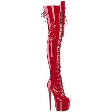 Pleaser JUBILANT-4012 Red Str. Pat