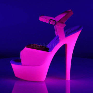 Pleaser KISS-209UV Neon H. Pink/H. Pink