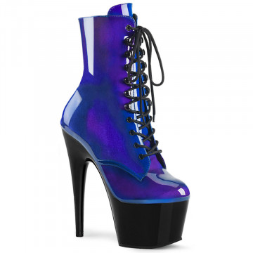 Pleaser Platform Shoes ADO1020SHG/BLU-PP/B