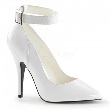 Pleaser SEDUCE-431 Wht Pat