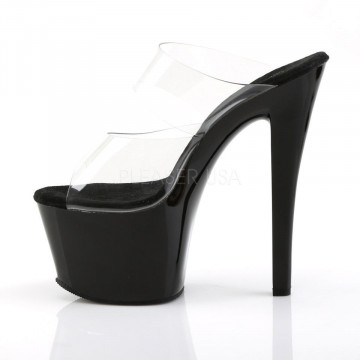 Pleaser SKY-302 Clr/Blk