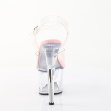 Pleaser SKY-308 Clr-B.Pink/Clr