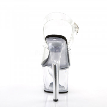 Pleaser SKY-308 Clr-Blk/Clr