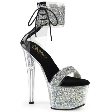 Pleaser SKY-327RSI Slv Multi RS-Blk/Slv RS