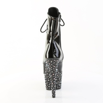 Pleaser STARDANCE-1021 Blk Pat/Blk-Slv Multi RS