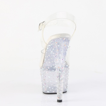 Pleaser STARDANCE-708 Clr/Clr-Slv Multi RS