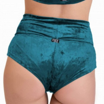 Point Out Canberra Short velluto smeraldo subito L