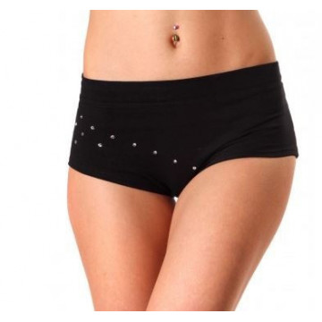 Point out Short Costume Pole ATTRACTIVE nero swarovski subito L