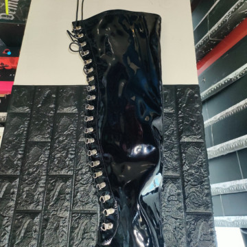 Stivale UNICO Dagger 3063 numero 14us 44eu Devious Nero lucido - Img 5