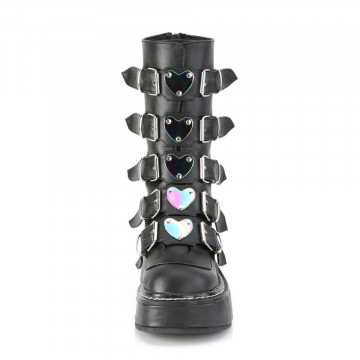 Stivali Demonia EMILY-330 Blk Vegan Leather - 37