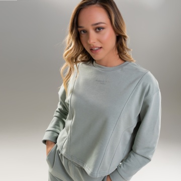 SUPREME JERSEY LOGO SWEATER PISTACHIO Paradise Chick