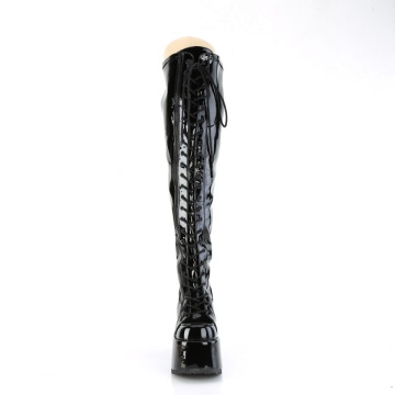 Stivali stretch Demonia Cult CAMEL-300 pat