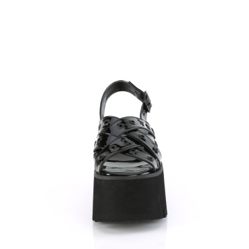 Sandali Demonia Cult ASHES-12 Blk Pat