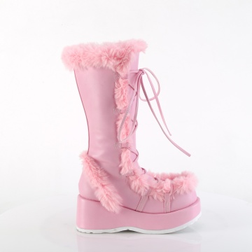 Demonia Cult CUBBY-311 B. Pink Vegan Leather