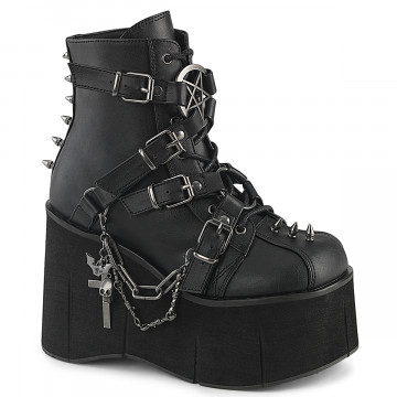 Demonia Cult KERA-68 Blk Vegan Leather