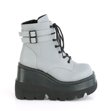 Demonia Cult SHAKER-52 Grey Reflective