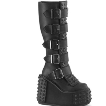 stivale demonia neroTRA800/BVL