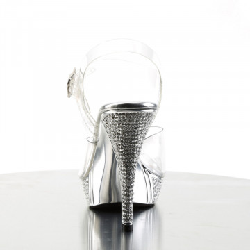 Fabulicious ELEGANT-408 Clr/Slv Chrome