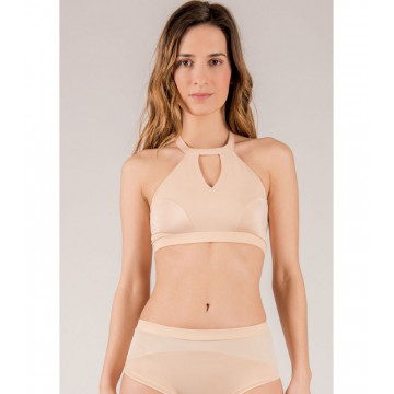 MADEMOISELLE SPIN - TOP EVANE beige h24 S