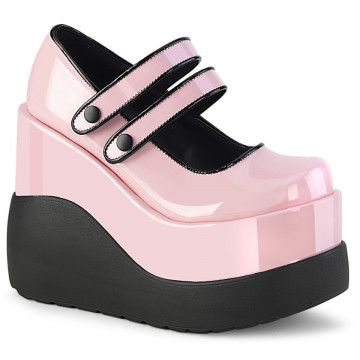 Maryjane Demonia Cult VOID-37 B. Pink Patent - 11us 41eu