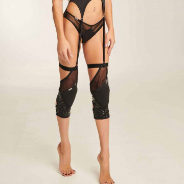 Paradise Chick KNEE PADS STICKY POLECIOUS M e XL